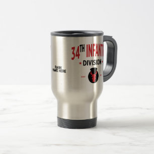 34th Infantry Division Customisable Travel Mug