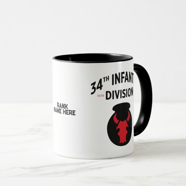 34th Infantry Division  Mug (Front Right)