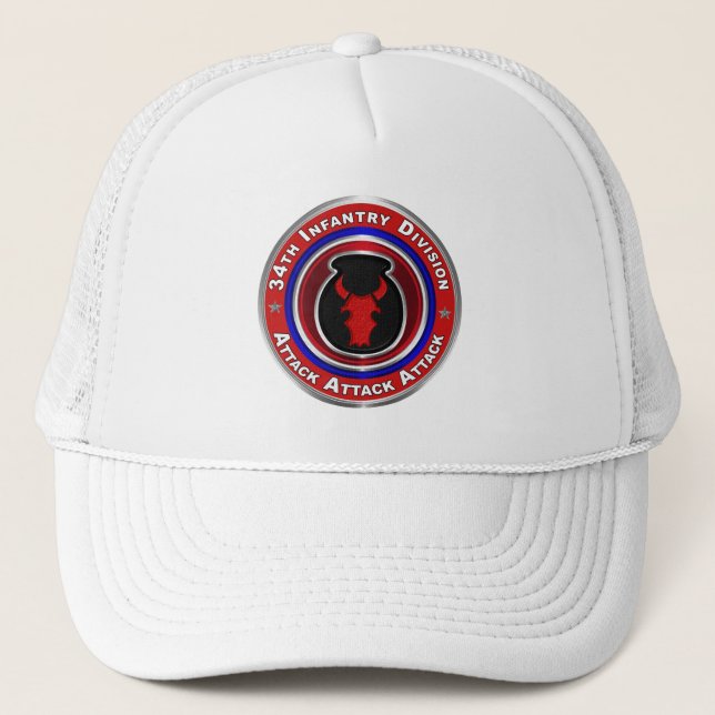 34th Infantry Division  Trucker Hat (Front)