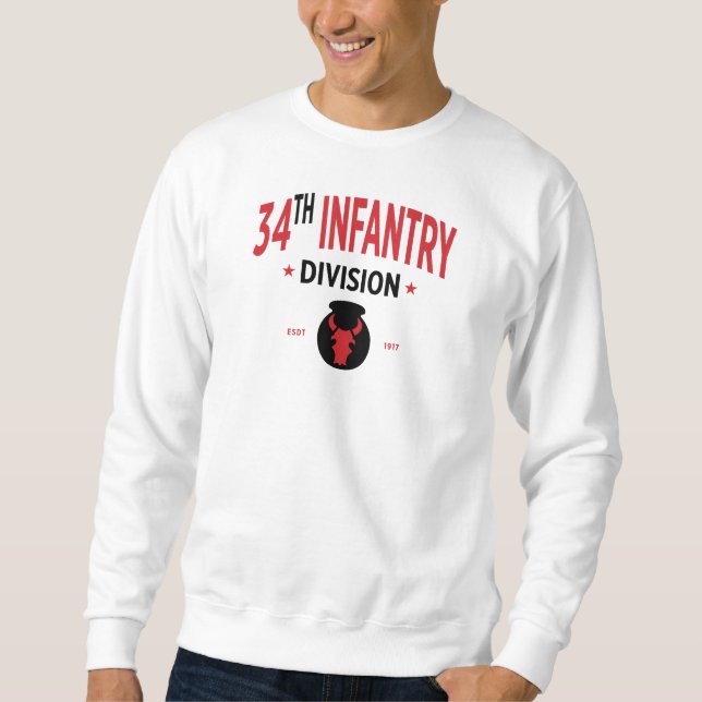34th Infantry Division - US Military Sweatshirt (Front)