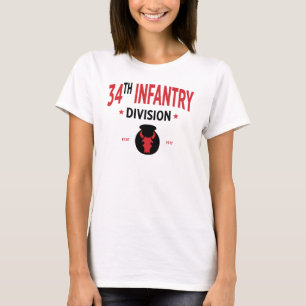 34th Infantry Division - US Military Women T-Shirt