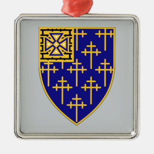 34th Infantry Regiment Metal Tree Decoration