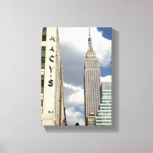 34th Street Empire State Building Manhattan NYC Canvas Print