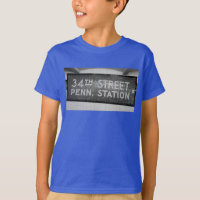 34th Street Vintage Tile Train Station Sign