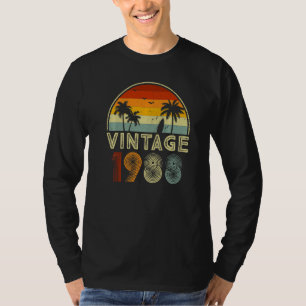34th Vintage Birthday Idea for Men and Women Vinta T-Shirt