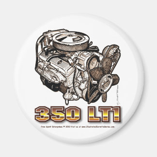 350 LT1 Corvette Engine Magnet