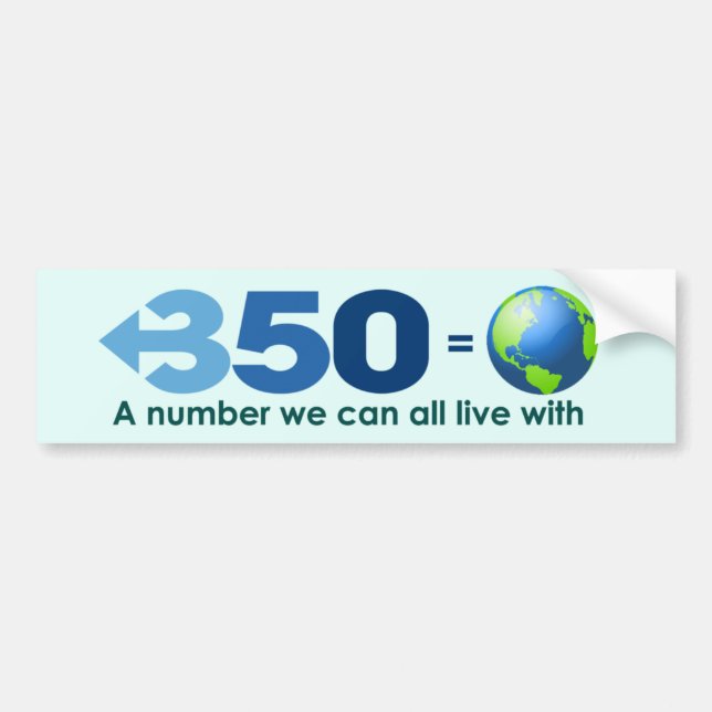 350 Now! Bumper Sticker (Front)