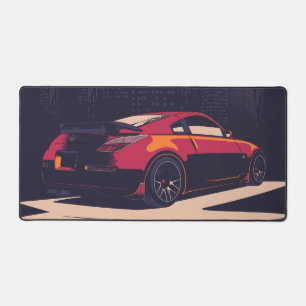 350Z car illustration art Desk Mat