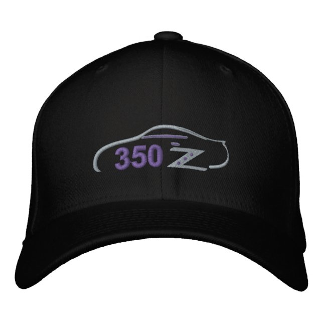 350Z Car Outline Embroidered Hat (Front)
