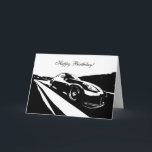 350Z car themed Birthday Card<br><div class="desc">Nissan 350Z car themed Birthday Card.

 Makes a perfect gift for that special guy who care more about car than his girl.  No fruity scented soaps or cards filled with teddy bears and balloons.</div>