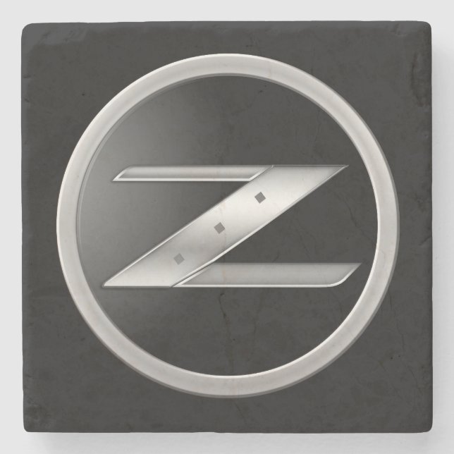 350Z Emblem Stone Coaster (Front)