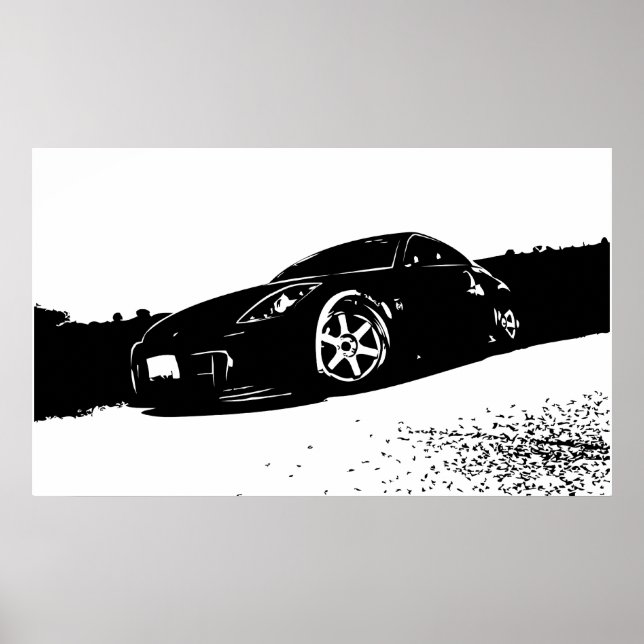 350z Front Stance Poster (Front)