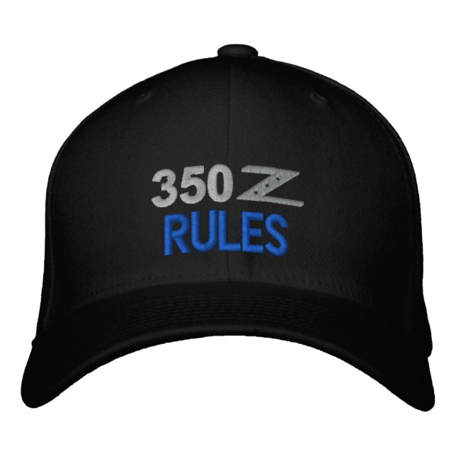 350Z Rules Embroidered Cap (Front)