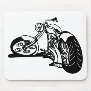 354 Chopper Bike Mouse Mat