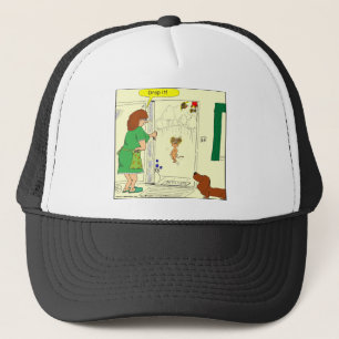 355 drop it Cartoon Trucker Hat