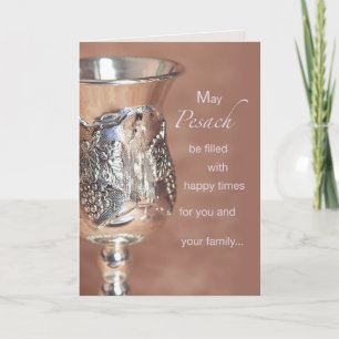 3573 Passover Silver Cup Card