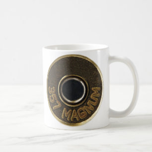 357 Magnum brass shell casing Coffee Mug