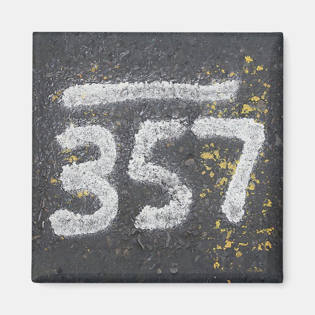 357 Mason's and Angel Number Magnet (Front)