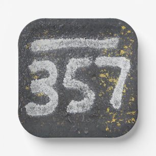 357 Mason's and Angel Number Paper Plate