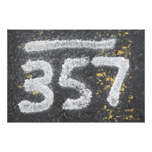 357 Mason's and Angel Number Photo Print