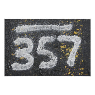 357 Mason's and Angel Number Poster