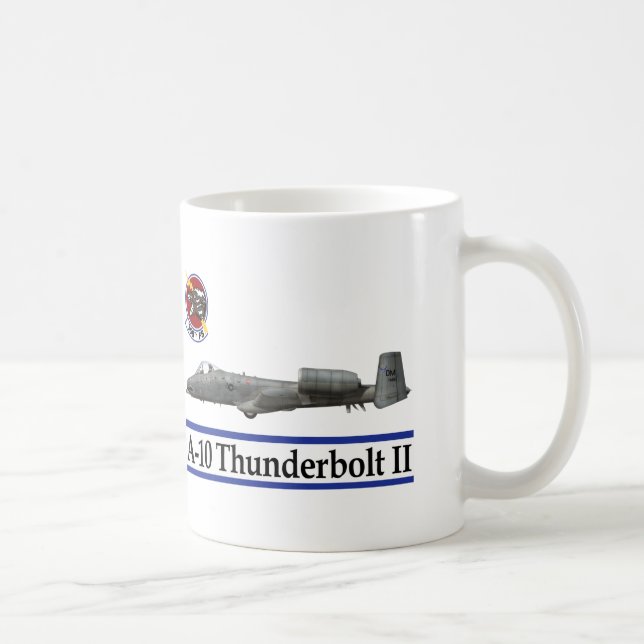 358th Fighter Squadron A-10 Thunderbolt Coffee Mug (Right)