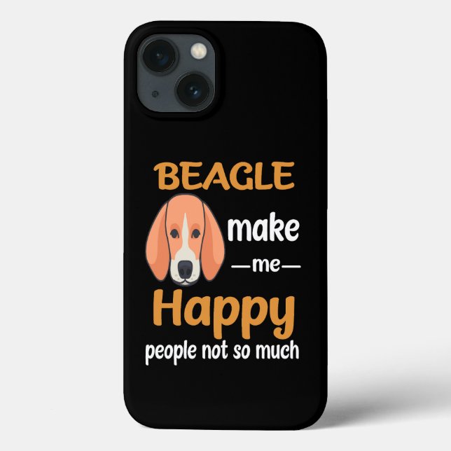 35 Beagle Make Me Happy Case-Mate iPhone Case (Back)