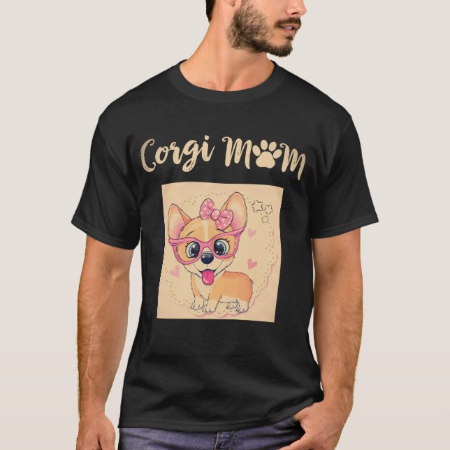 35 Corgi Mum Corgi T-Shirt (Front)