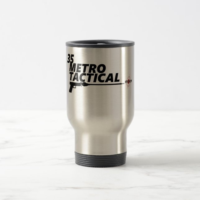 35 Metro Tactical Gun Club Travel Mug (Center)