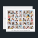 35 Photo Collage Add Your Own Greeting Card<br><div class="desc">Create your own 35 Photo Collage for Christmas, Birthdays, Weddings, Anniversaries, Graduations, Father's Day, Mother's Day or any other Special Occasion, with our easy-to-use design tool. Add your favourite photos of friends, family, vacations, hobbies and pets and you'll have a stunning, one-of-a-kind photo collage. Our personalised photo collage is perfect...</div>