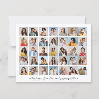 35 Photo Collage Add Your Own Greeting Card