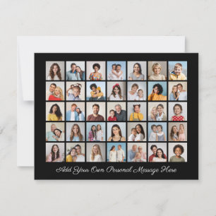 35 Photo Collage Add Your Own Greeting Holiday Card