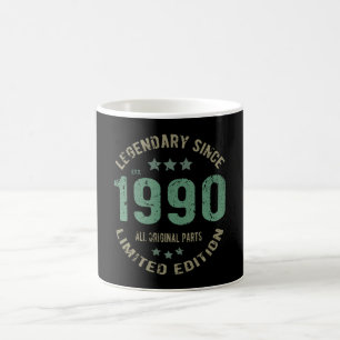 35 Year Old Bday 1990 Legend 35th Birthday Gift Coffee Mug