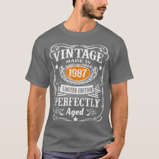 35 Year Old Gifts Vintage 1987 Limited Edition 35t T-Shirt