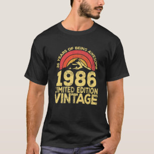 35 Year Old Legendary Retro Vintage Awesome Birthd T-Shirt