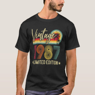 35 Year Old  Vintage 1987  35th Bday T-Shirt