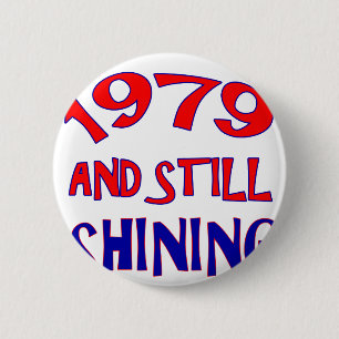 35 years Old birthday designs 6 Cm Round Badge