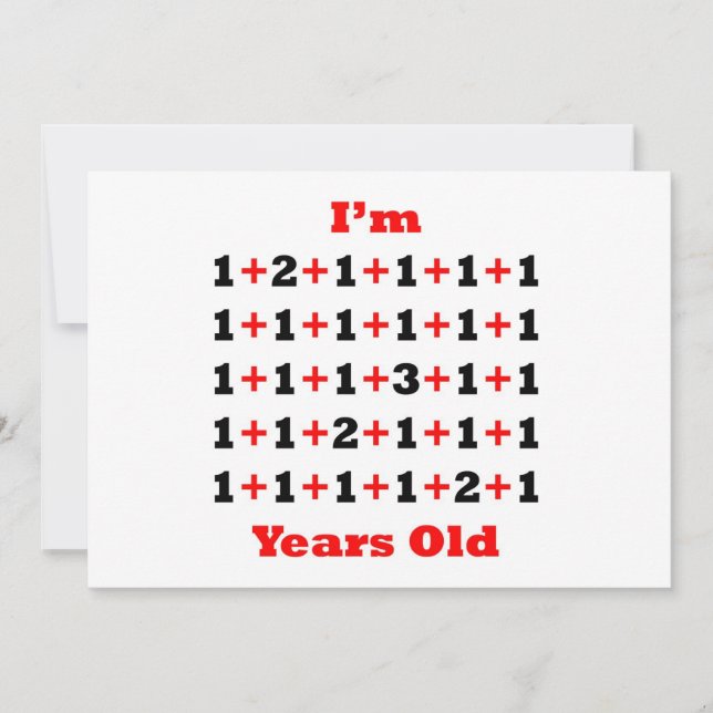 35 Years old Blk Red Card (Front)