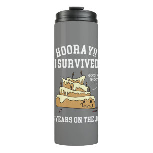 35 Years on the Job 35th Work Anniversary Thermal Tumbler