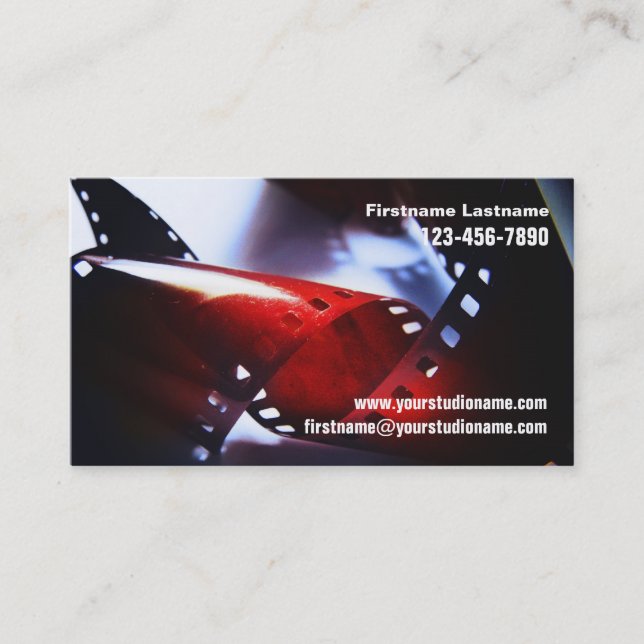 35mm film Business Card (Front)