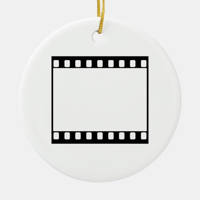 35mm Film Ceramic Tree Decoration (Front)
