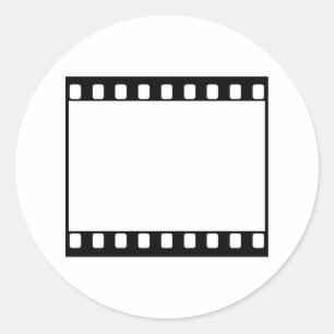 35mm Film Classic Round Sticker