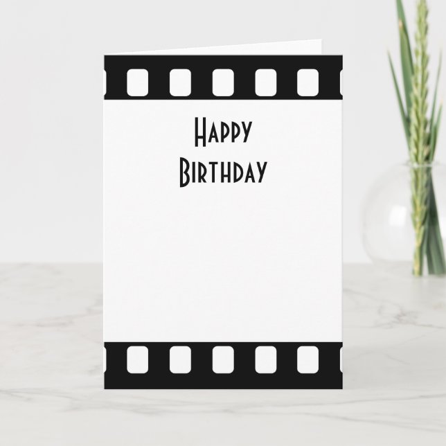35mm Film Happy Birthday Card (Front)