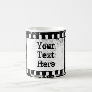 35mm Film Personalised Text Coffee Mug