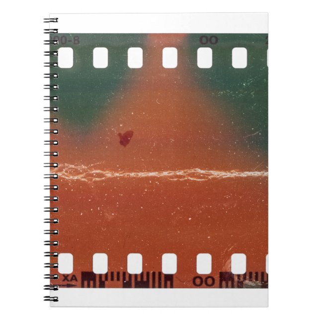 35mm filmstrip start, cool scratches. notebook (Front)