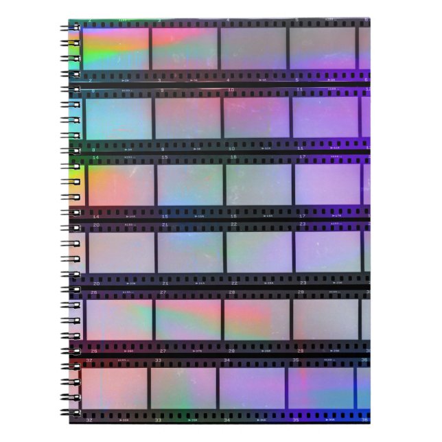 35mm Filmstrips: Scanner Light Effects Notebook (Front)