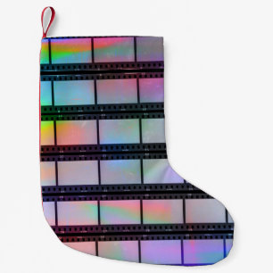 35mm Filmstrips: Scanner Light Effects Small Christmas Stocking