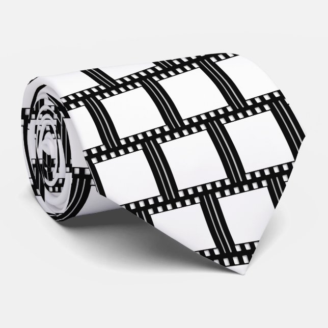 35mm Movie Star Hollywood Film Cinema Template Tie (Rolled)
