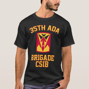 35th Air Defense Artillery Brigade Csib Veteran Fa T-Shirt