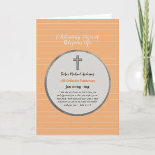 35th Anniversary Ordination Priest - ANY Clergy Card